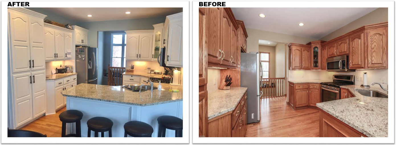 Kitchen Painting Grand Rapids Mi Before and After